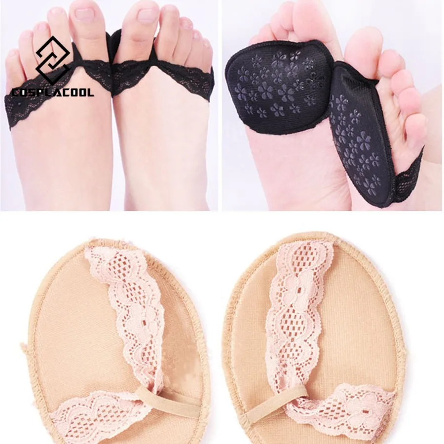 

[COSPLACOOL]Super soft Thick Forefoot Protected Invisible High heeled shoes Non-slip Prevention of pain The insole socks meias