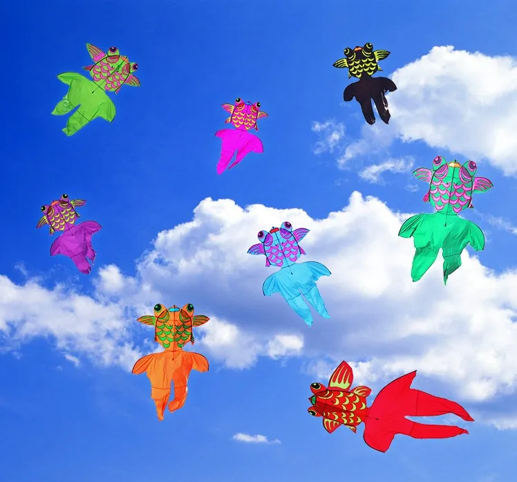 ripstop single line kite rainbow sport rainbow fish kites for sale koi