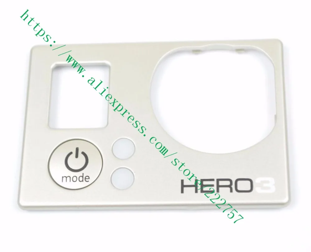 Оригинальная передняя панель для Gopro Hero 3 Hero3 Серебристая версия рамка Лицевая с