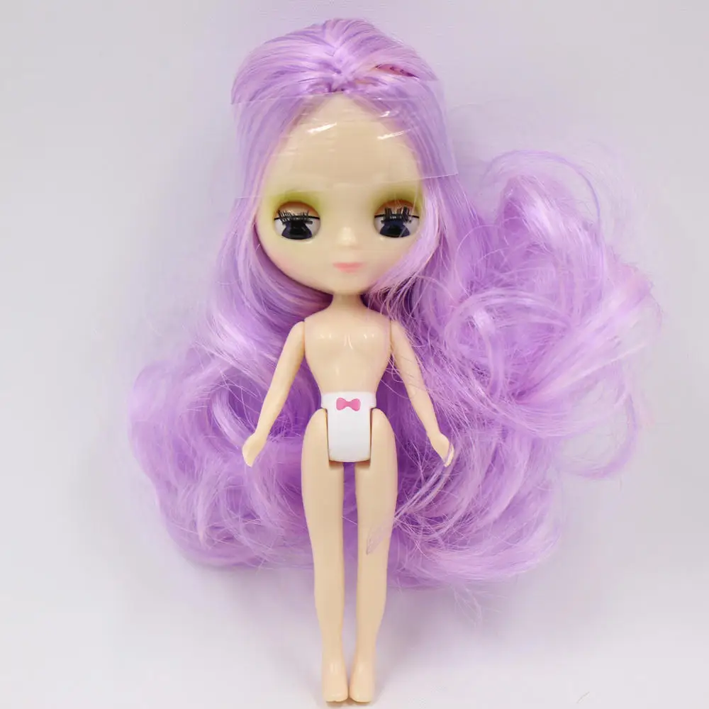 Ледяной обнаженной мини Blyth кукла 27 видов стиля, одежда случайный BJD - Цвет: nude doll