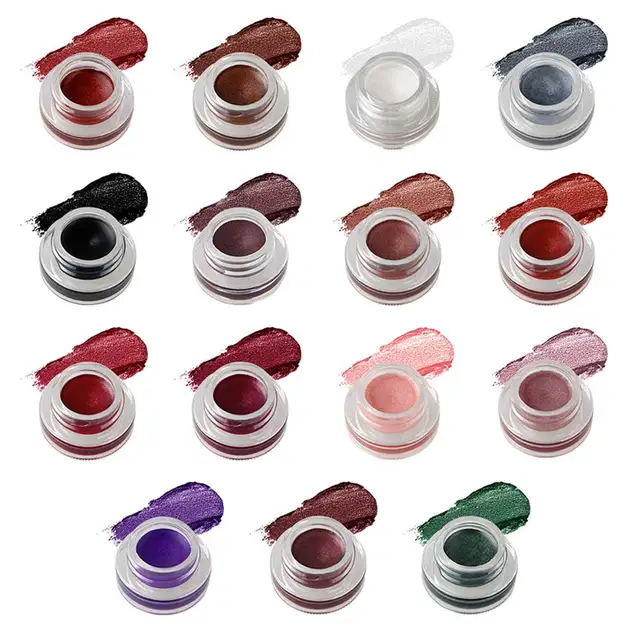 11 5 De Réductionnaturel 15 Couleurs Unique Fard à Paupières Crème étanche Longue Durée Pigments Rouge Vert Couleur Miroitant Métallique Ombre à