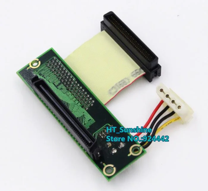 Новый SCSI жесткий диск конвертер адаптер 68pin штекер 80 PIN до 68 IDE 1 шт./лот| |