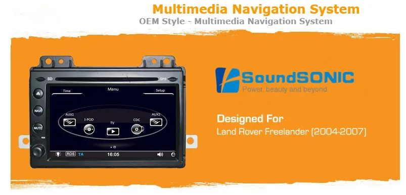 Best Freelander DVD GPS For Land Rover Freelander Car DVD GPS Navigation Audio Video Player Bluetooth USB Ipod Steering wheel control 2