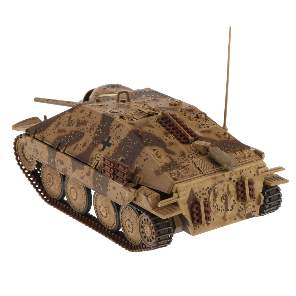 

1:32 Scale Plastic Diecast WWII Germany Hetzer Tank Collection Model Toy Gift