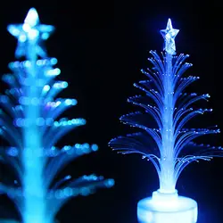 Рождественская елка ночник Романтический подарок Красочные оптического волокна рождественская творческий Красочные флэш-Лидер оптовых