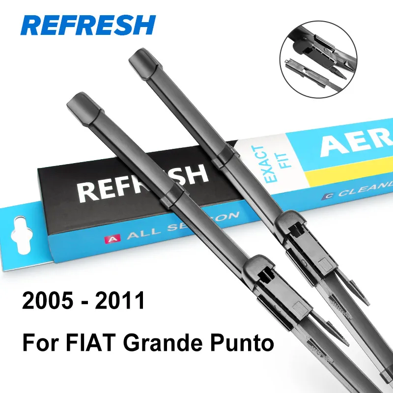 REFRESH Щетки стеклоочистителя для FIAT Punto Evo / Punto 3 двери / Punto 5 дверей / модель Grande Punto Год выпуска с 1999 по год - Цвет: 2005 - 2011 (grande)