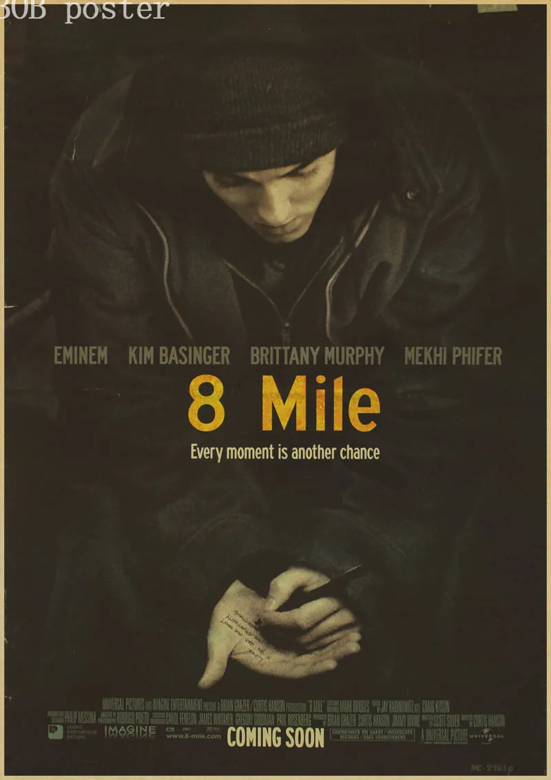 Vintage Poster Eminem Die Slim Shady Lp 8 Meile Eine Rap Singer Bar Haus Cafe Art Dekoration Kraft Musik Poster Wand Aufkleber Wall Sticker Vintage Postermusic Poster Aliexpress