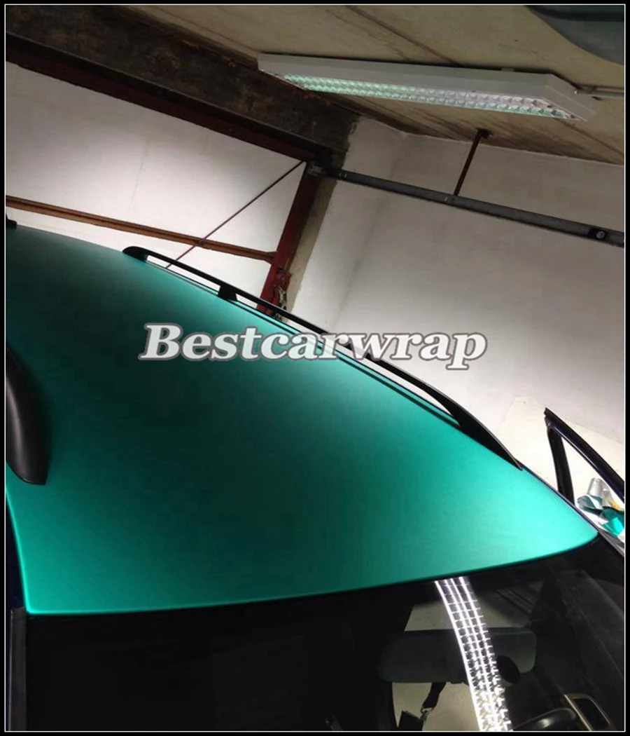 Tiffany Blue Matte Mint Chrome Vinyl Film Car wrapping Foile with bubble Free 3M (1)