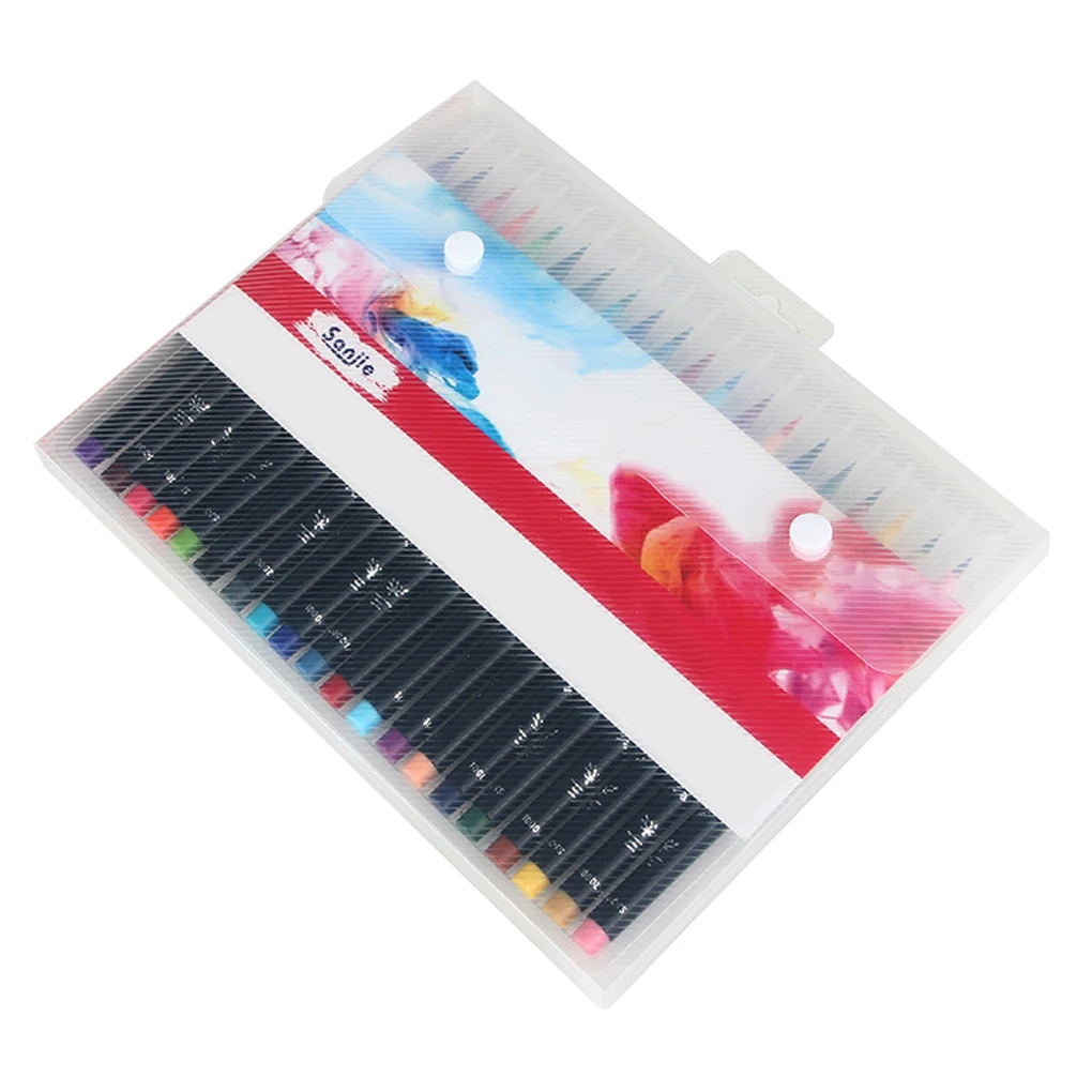 

20PCS Watercolor Brush Markers Pens 20 Colors Water Based Drawing Marker Calligraphy Brushes Set