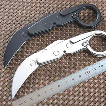 Высокое качество тактические ножи 9Cr18 стальное лезвие Karambit коготь нож стальная ручка EDC карманные ножи Рождественский подарок ножи