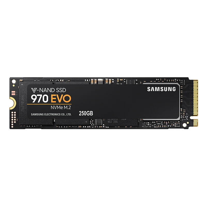 

SAMSUNG 970 EVO M.2 250G 2280 NVMe Internal Solid State Disk Hard Drive HDD HD M2 For Laptop Desktop_MZ-V7E250BW