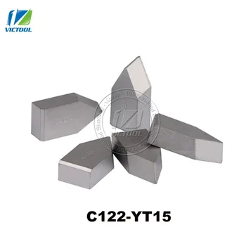 

10pcs/lot C122 YT15 tungsten brazed tips Carbide inserts threading turning tools & turning tools for peripheries