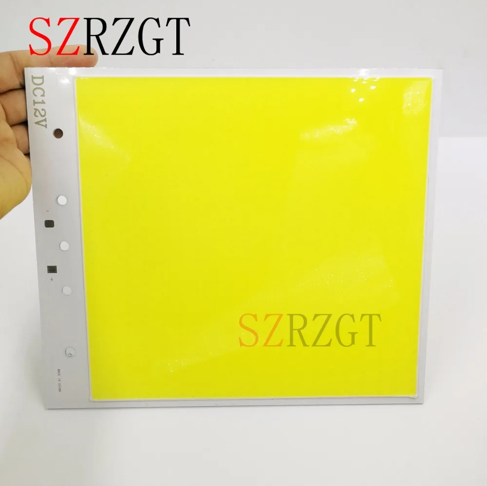 

DC12-14v 200W Strip Flip cob led panel light L210x180mm 600 led chip camping light connected car battery