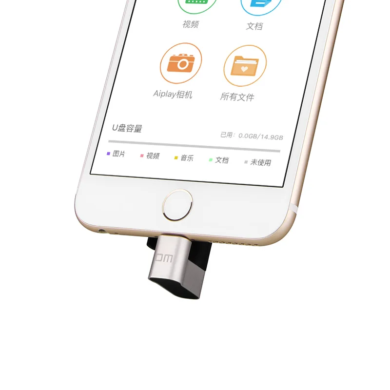 Металлический флэш накопитель DM APD001 USB 128 32 ГБ 64 для iPhone 8 7 Plus|metal pen drive|usb flash drive