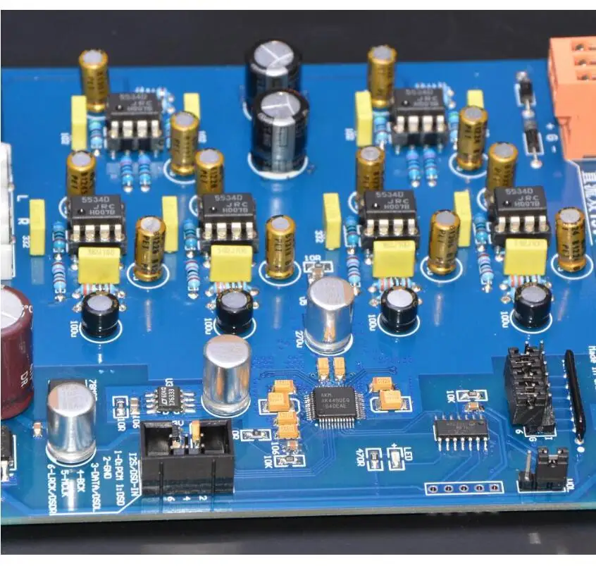 AK4490EQ DAC decoder Official standard circuit! I2S DSD input Semi-finished diy kit board B3-002
