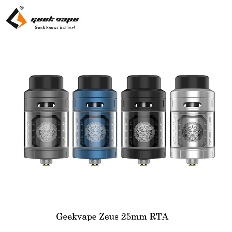 100% оригинал Geekvape Zeus Rta диаметр 25 мм герметичный Elektronik Sigara лучший аромат вейп с