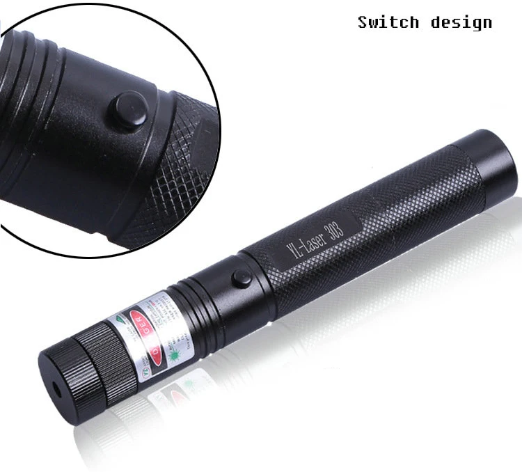 Зеленая указка для фонарика SD 303 200 шт. с безопасными кнопками работает от