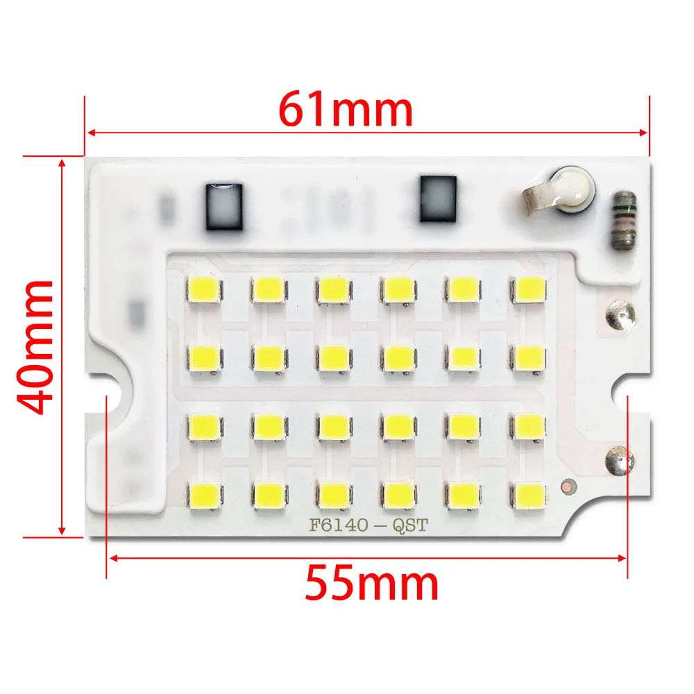 5 шт./лот светодиодный 2835 SMD чип 10 Вт 20 Вт 30 Вт 50 Вт 100 Вт AC220V с умным IC SMD чип для DIY прожектор наружная лампа