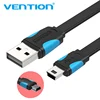 Vention Mini USB Cable 1m 2m Mini USB to USB Cable For Cellular Phones MP3 MP4 Tablets GPS Digital Camera HDD USB Mini Cable hot ► Photo 1/6