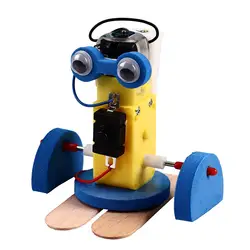 Прогулки робот строительный комплект Наука Образование инструменты стволовых обучения игрушечные лошадки для детей DIY Сборные игрушки