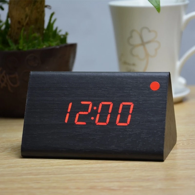 Sound-Control-Triangle-Wooden-LED-Alarm-Clock-Digital-Thermometer-Calendar-Black-Wood-Red-Light_800x800