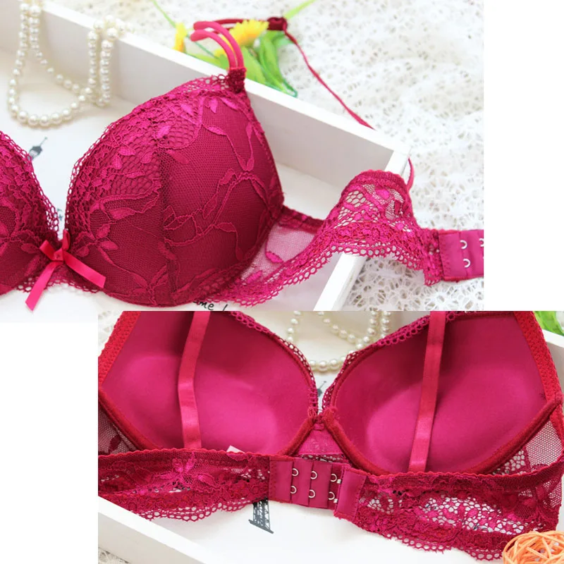 women lace sexy bra briefs set (6)