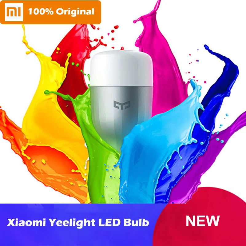 

Xiaomi Yeelight Colorful Bulb E27 Smart APP WIFI Remote Control Smart LED Light RGB / Colorful Temperature Romantic Lamp Bulb