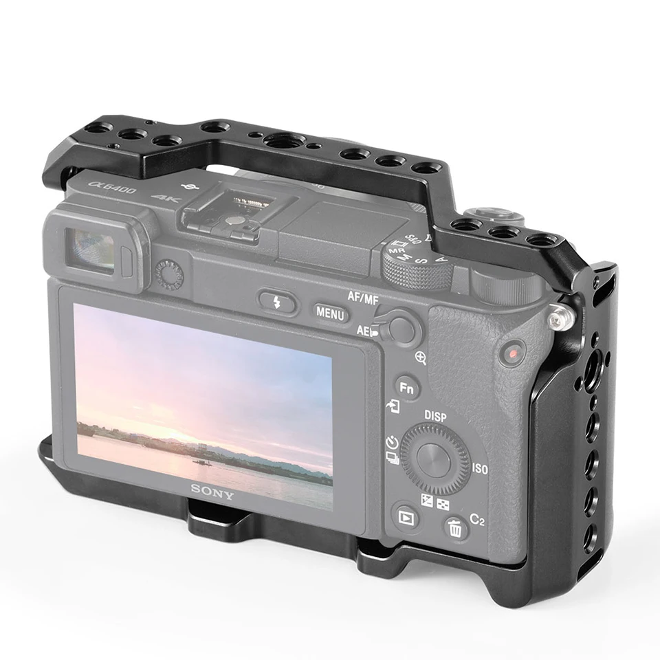 SmallRig A6100 клетка для камеры для sony A6400 особенность с Arri отверстие для определения местоположения, 1/4 3/8 резьбовых отверстий для аксессуаров крепления 2310