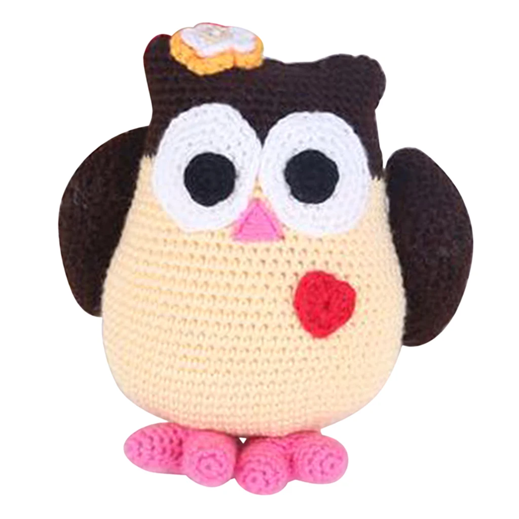 Ручная работа DIY Сова кукла игрушка набор для вязания крючком амигуруми детей