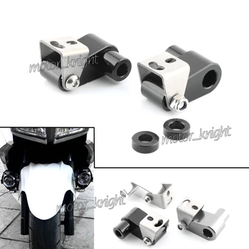 

Front Mudguard CNC Mount Spotlight Holder Bracket For YAMAHA NMAX XMAX T-MAX530 FJR1300AE/AS/A TRACER 900/GT TRACER 700 2018