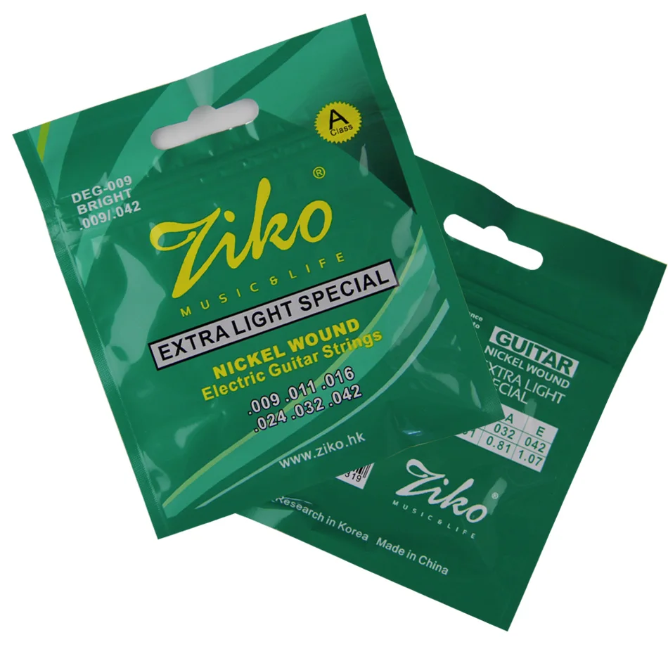 

Ziko Electric Guitar Strings Set Extar Light Soft Guitar Strings Electric 009 Strings For Guitar Parts