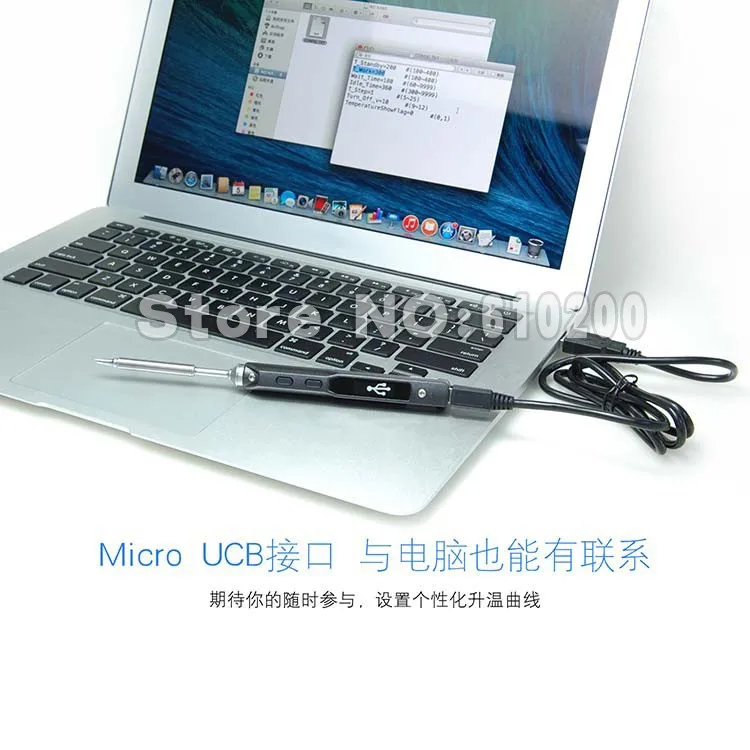 Ts100 braço portátil mini 65 w programável
