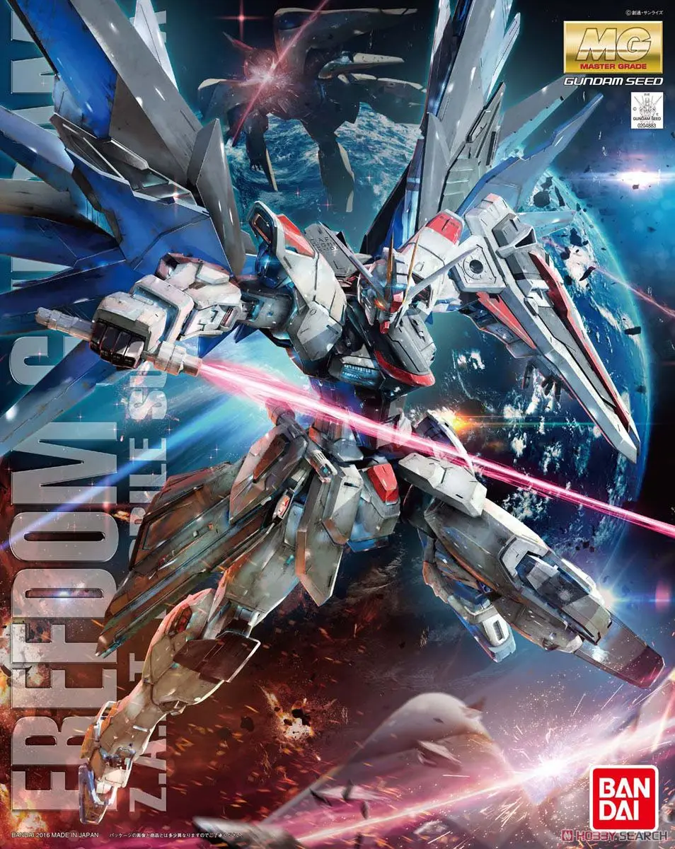 Bandai Gundam MG 1/100 Freedom 2 0 мобильный костюм сборные модельные комплекты фигурки