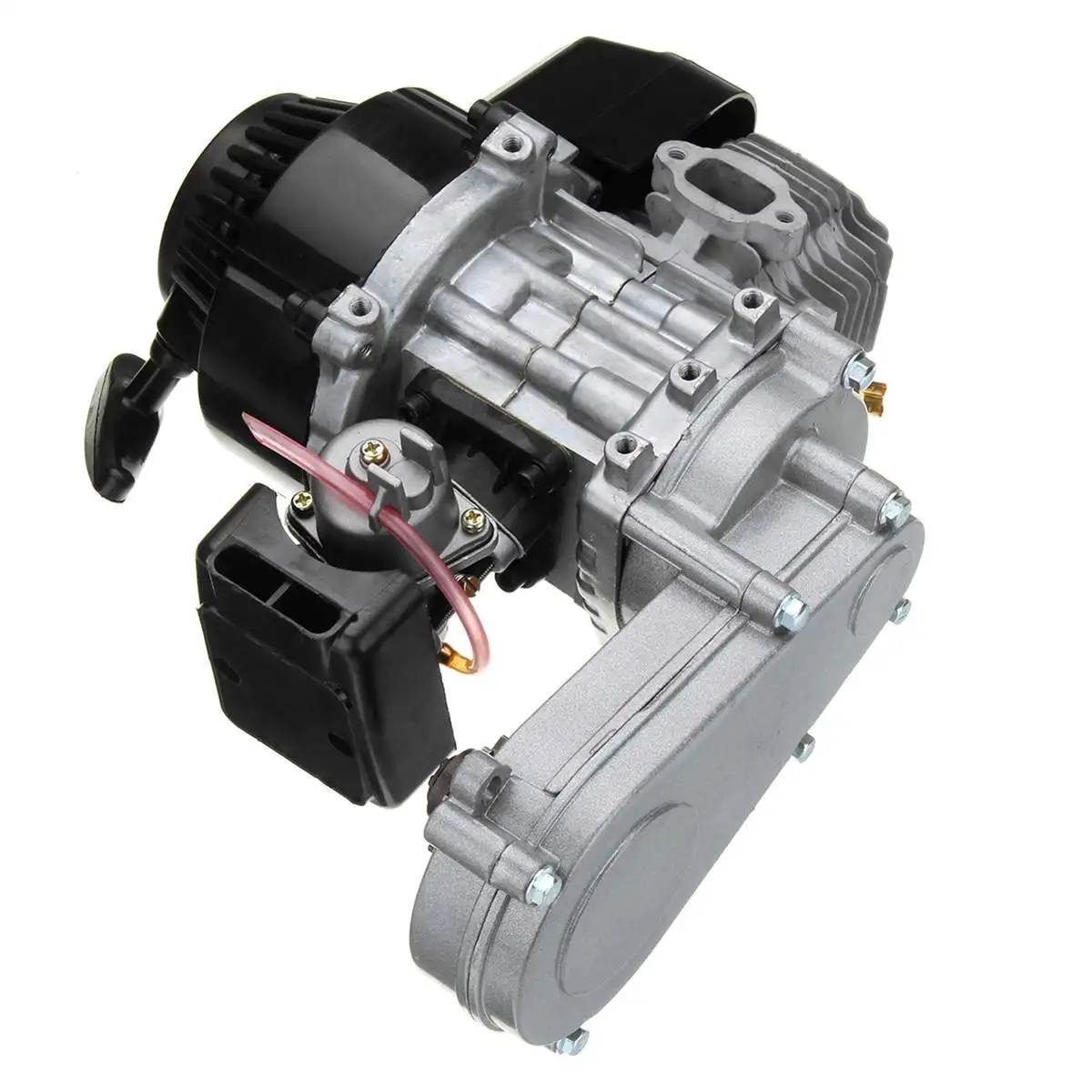 Motor 49cc Motor de 2 tiempos con transmisión para bicicleta de bolsillo Mini ATV Scooter motocicleta