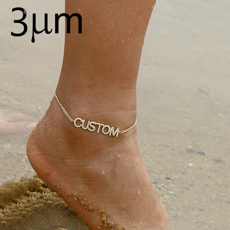 custom anklet bracelet