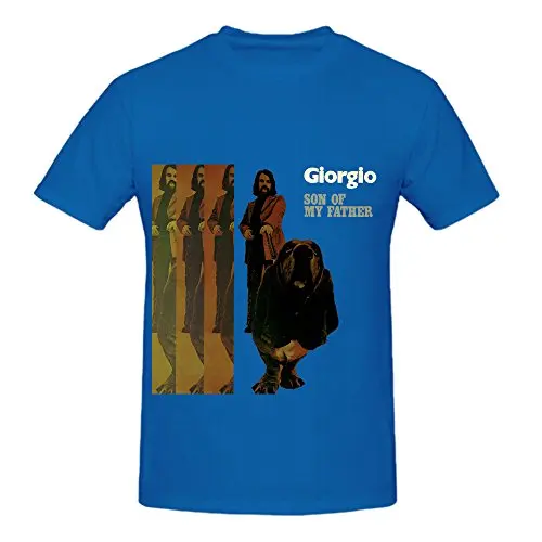 

Giorgio Moroder Son Of My Father Soul Mens Crew Neck Screen Printed T Shirtsshort sleeve men Tee