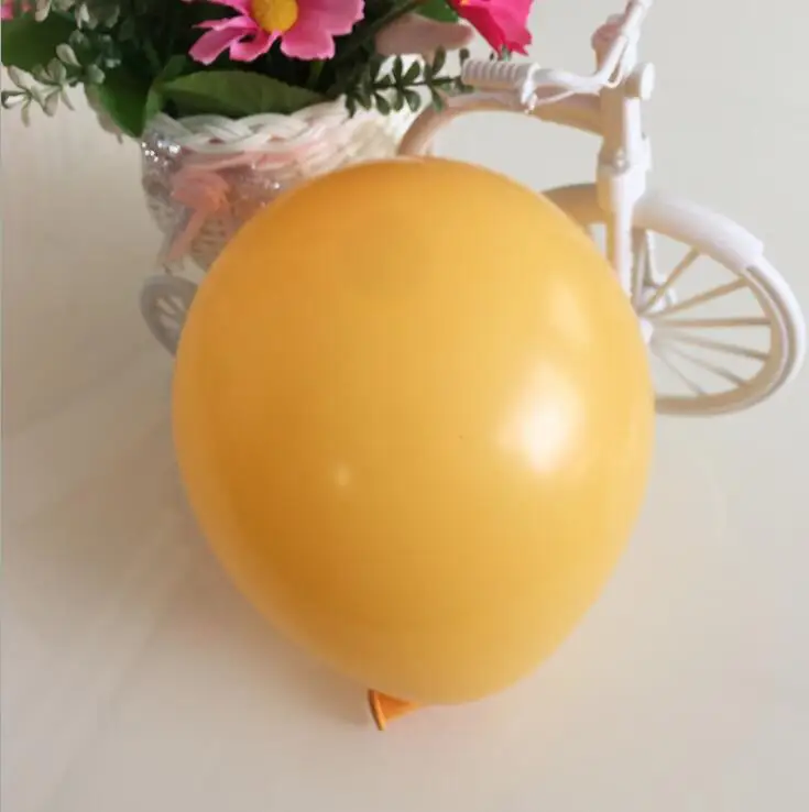 5 10 дюймов 10 шт. матовые латексные воздушные шары для Декор на свадьбу День рождения круглые праздничные мероприятия декоративный шарик вечерние Декор поставки - Цвет: Lemon yellow