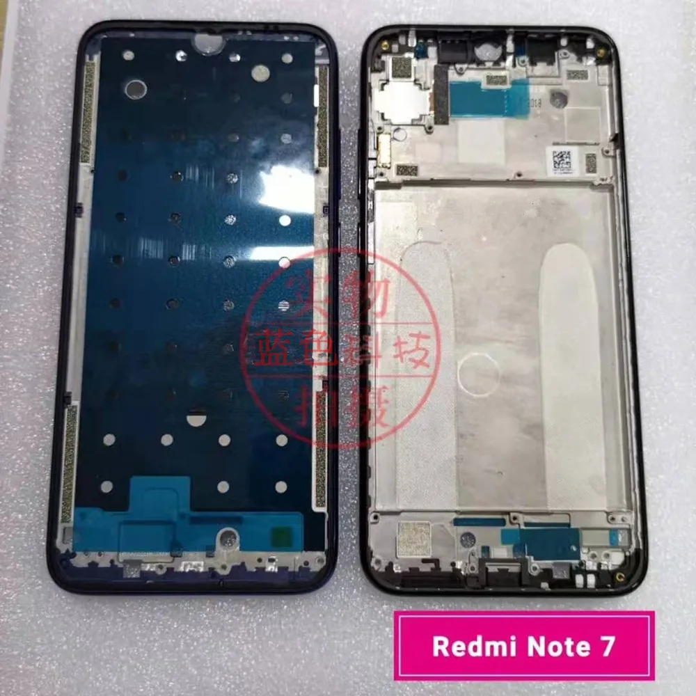 

Original LCD Supporting Front Frame For Xiaomi Redmi Note 7 Middle Frame with Side buttons Replacement Repair Spare Parts