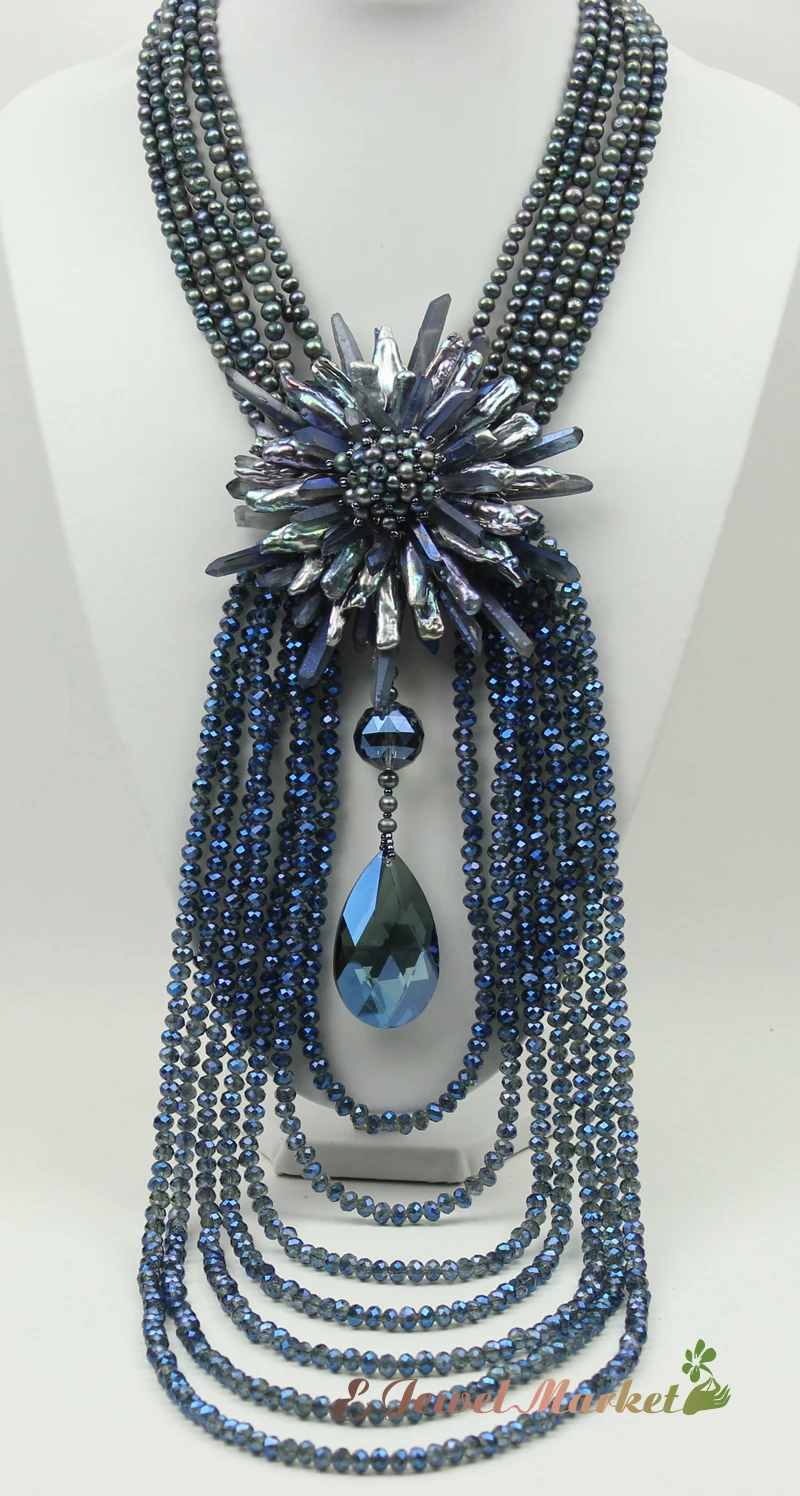 

statement necklace kolye collares jewelry boho colar collier women crystal femme de moda 2019 mujer joias kolye bayan custom