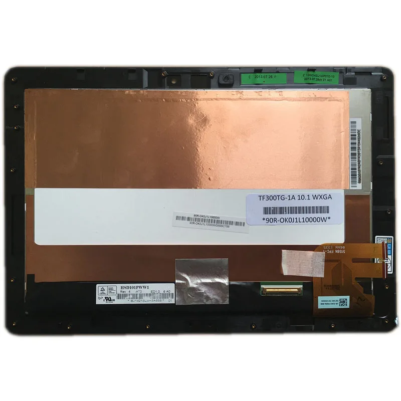 Для ASUS Pad TF300TG 5158N FPC 1 LCD с рамкой|5158n fpc-1|touch screentouch screen digitizer |
