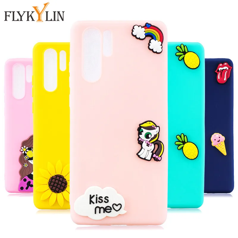 P30 силиконовый чехол для Coque Huawei Pro Fundas P20 Lite милый единорог чехлы телефонов |