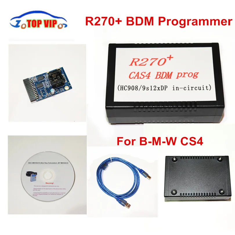 2 шт./лот высший сорт профессиональный R270 + для B M W CAS4 BDM программист