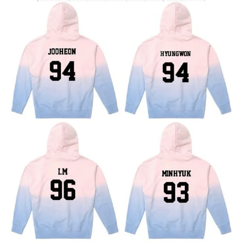 mainlead Kpop Monsta X Sweater Hoodie IM Jooheon Wonho Shownu Minhyuk Jacket Pullover