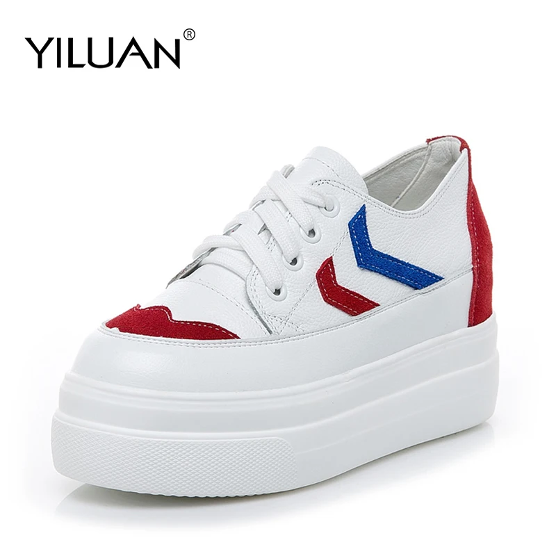 thick sole white shoes