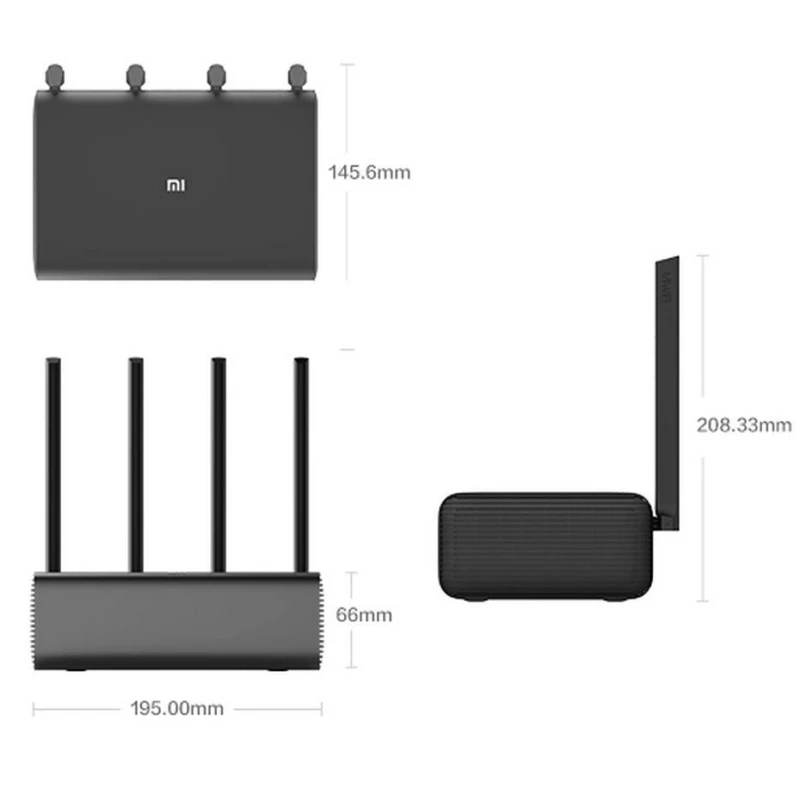 Xiaomi mi Wi-Fi беспроводной маршрутизатор Pro mi wifi OS Dual rom 256MB Flash с 4 антеннами, поддержка веб-и Android и iOS Windows& OS
