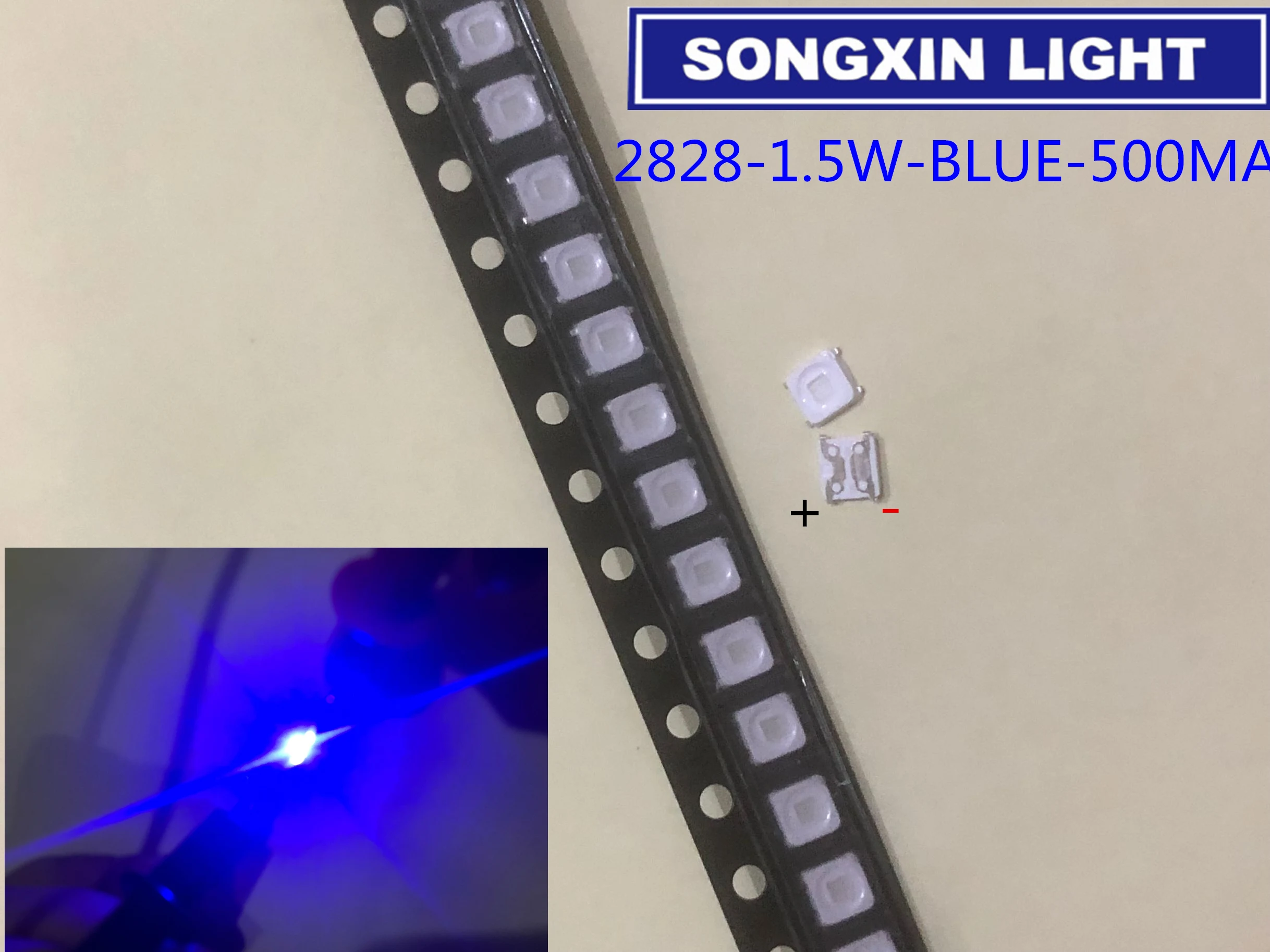 4000 шт./лот SMD LED 3228 3В синий 2828 1 5 Вт Высокая мощность для SAMSUNG TV подсветка Новинка |