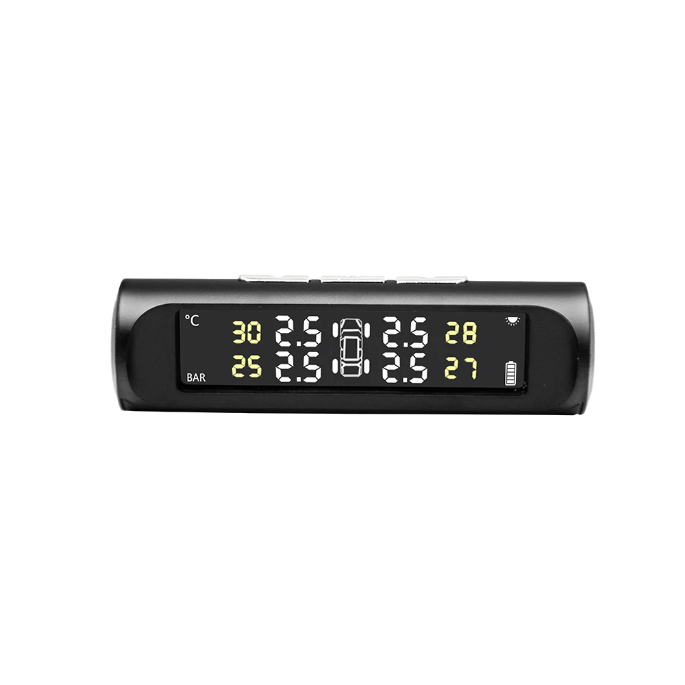 Riboton Smart Car TPMS система контроля давления в шинах Солнечная энергия цифровой ЖК
