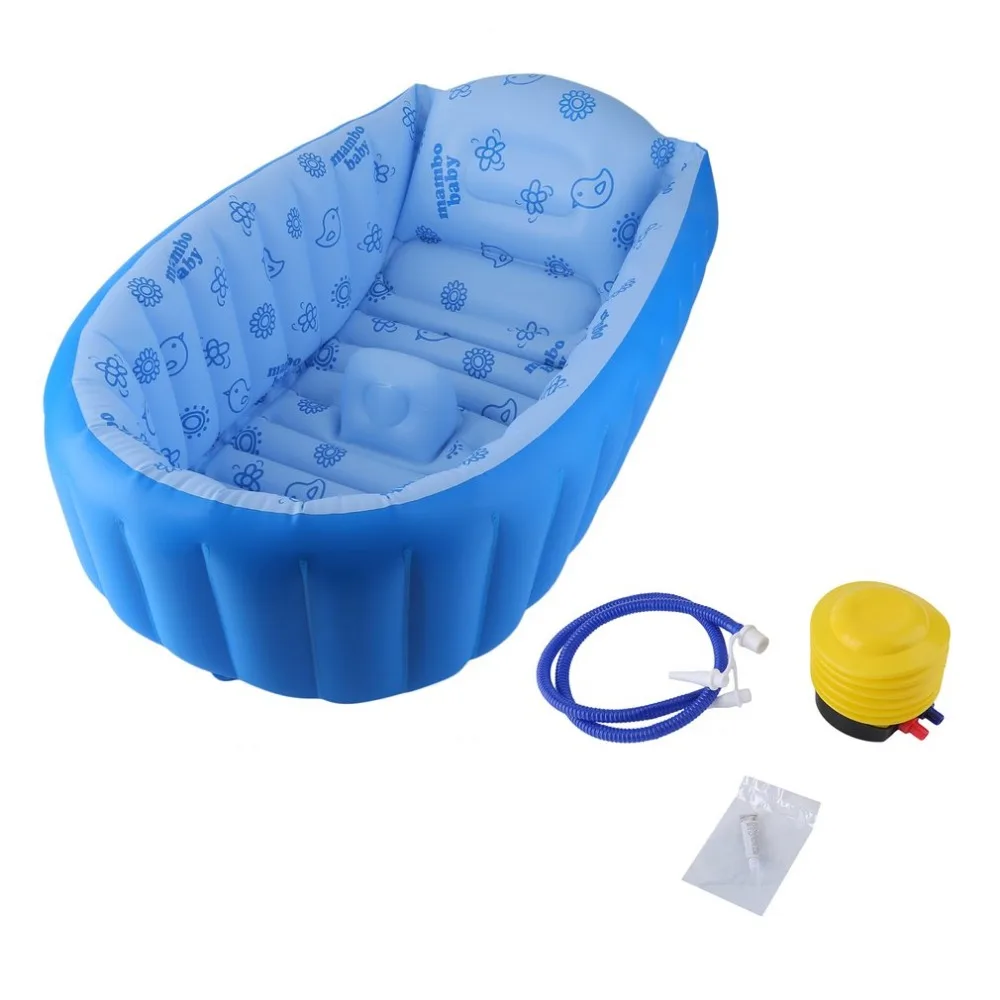 

Baby Bath Kids Bathtub Portable Inflatable Cartoon Safety Thickening Washbowl Baby Bath Tub for Newborns 2018 Summer
