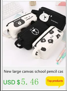 kids kawaii pencil case Cut canvas Pencil Bag for girls School creative pencil-case School Supplies gift