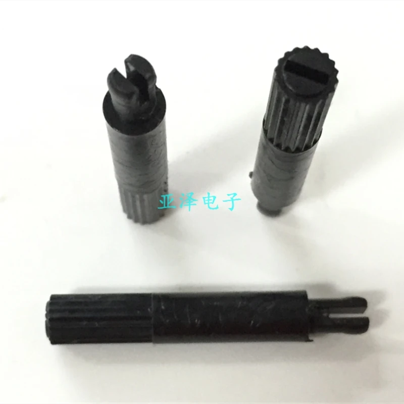 

10pcs PT15 Spain trimmer potentiometer rotating handle 30MM adjustment rod diameter 6MM adjustable resistance handle